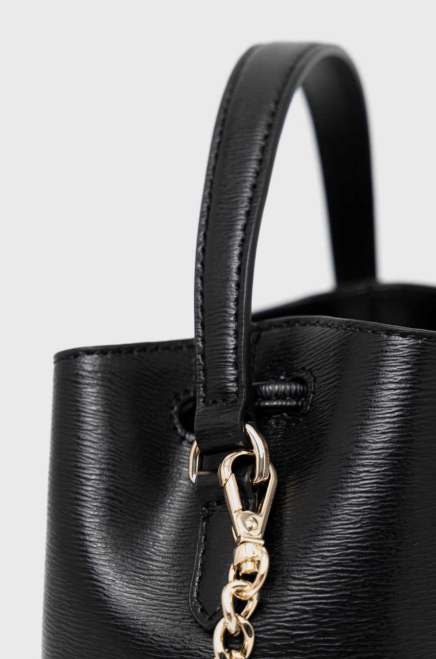 

Кожаная сумочка Dkny цвет чёрный