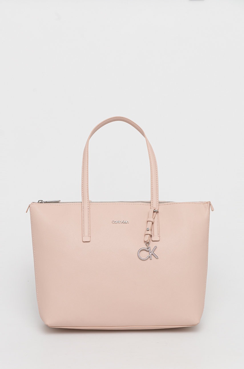 

Чанта Calvin Klein в розово, Розов