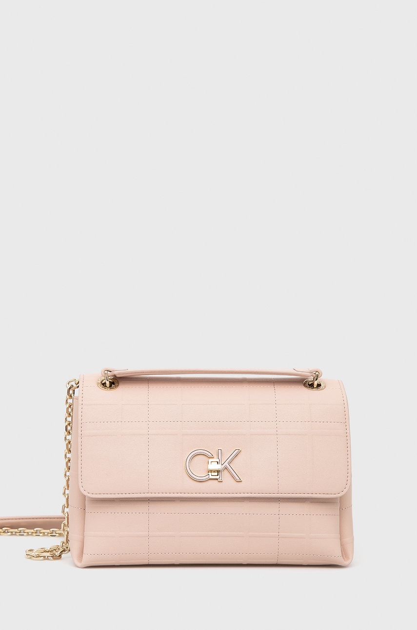 

Чанта Calvin Klein в розово, Розов