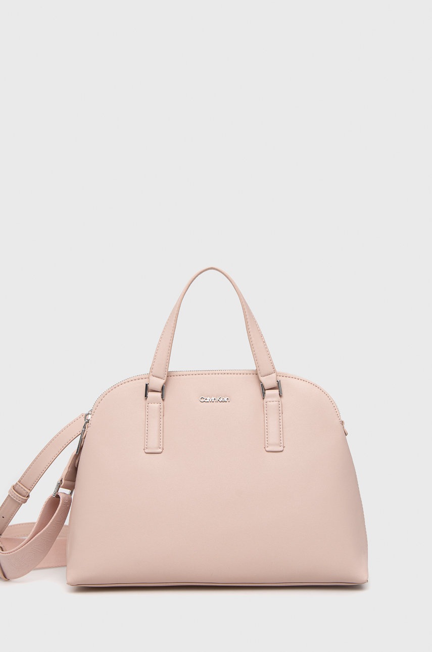 

Чанта Calvin Klein в розово, Розов