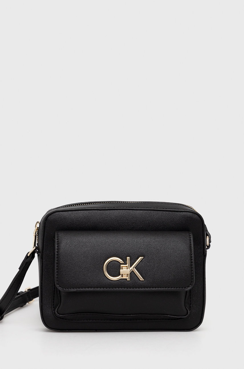 

Чанта Calvin Klein в черно, Черен