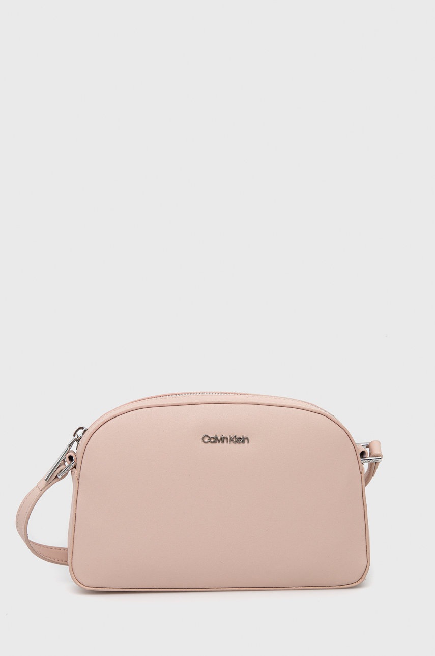 

Чанта Calvin Klein в розово, Розов