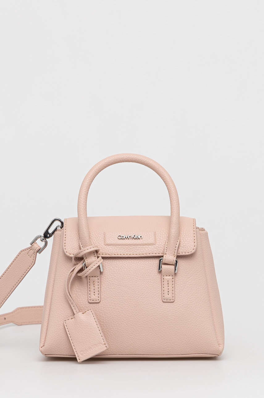 

Чанта Calvin Klein в розово, Розов