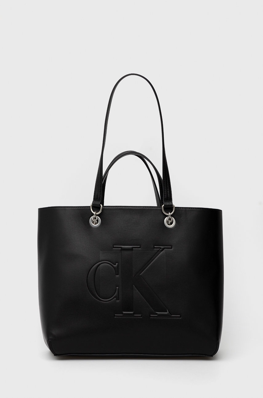 

Чанта Calvin Klein Jeans в черно, Черен