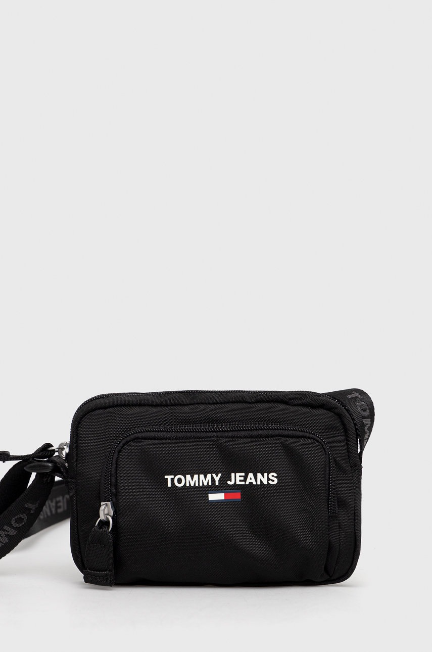 

Чанта през рамо Tommy Jeans в черно, Черен