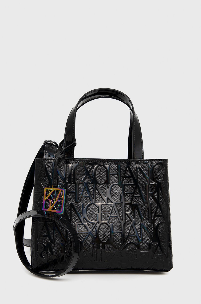 

Чанта Armani Exchange в черно, Черен