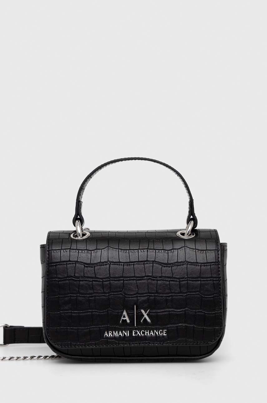 

Чанта Armani Exchange в черно, Черен