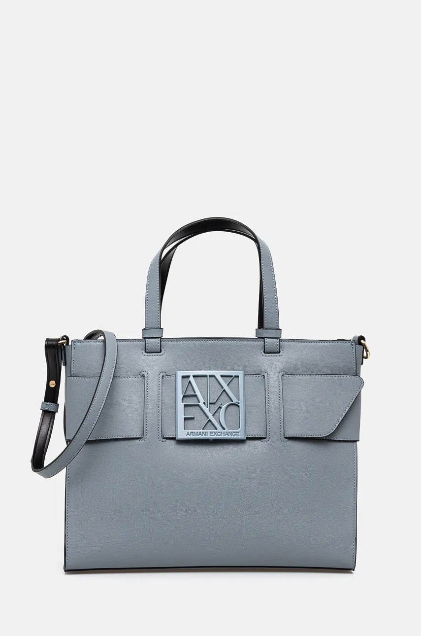 

Чанта Armani Exchange в бежово 942689 0A874, Син