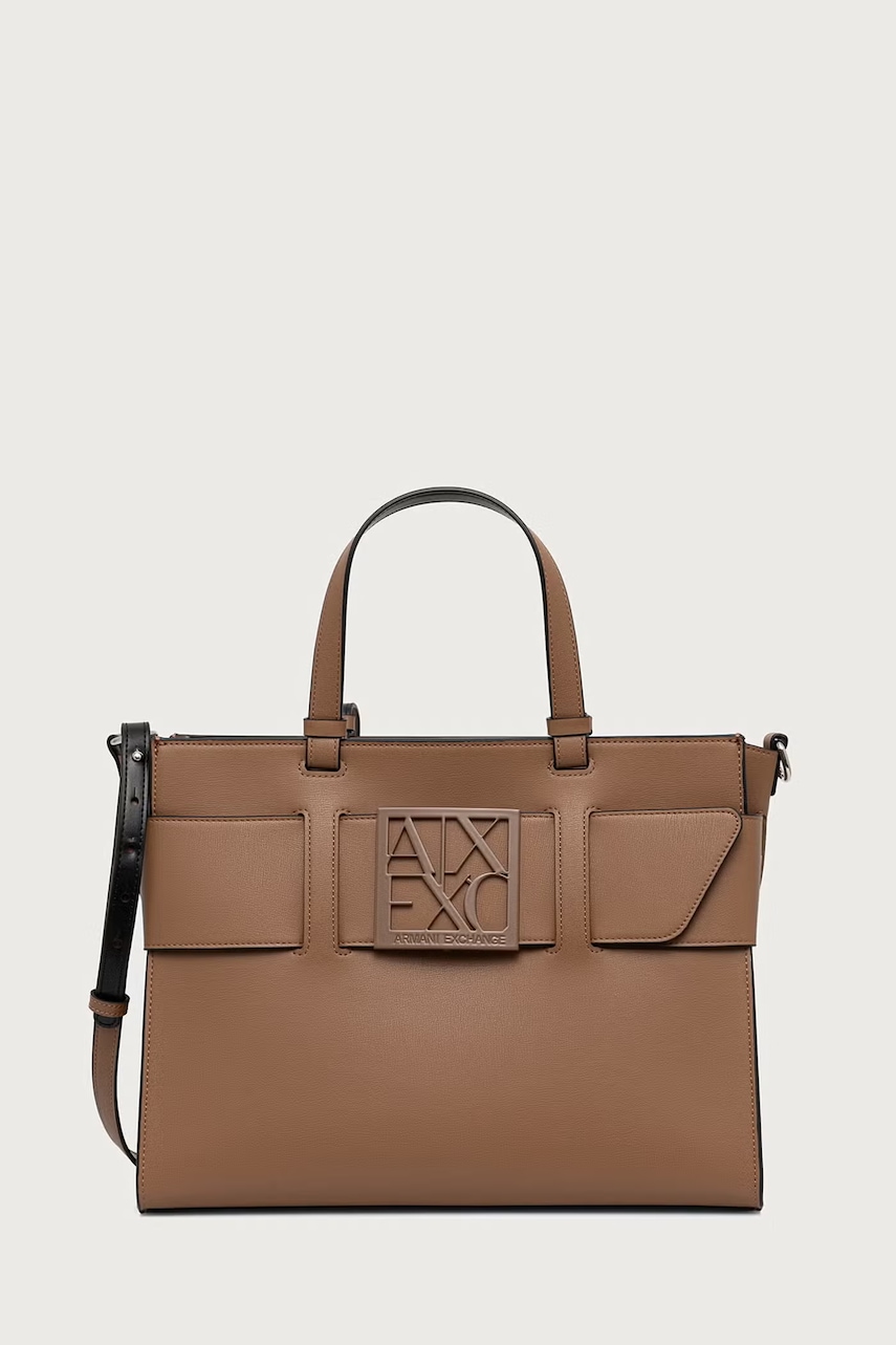 Armani Exchange klasična torbica ženska iz umetnega usnja