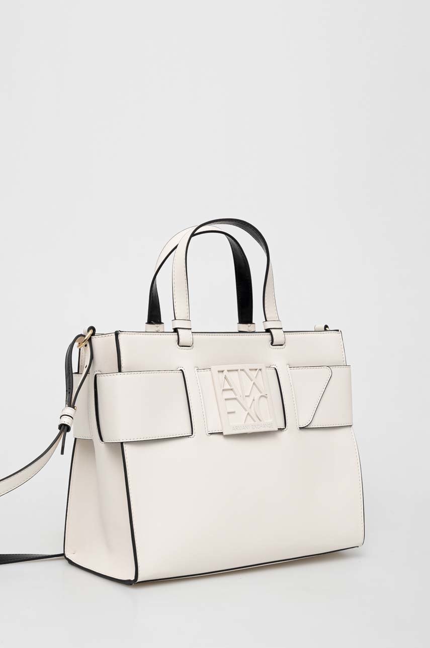 

сумочка Armani Exchange цвет бежевый