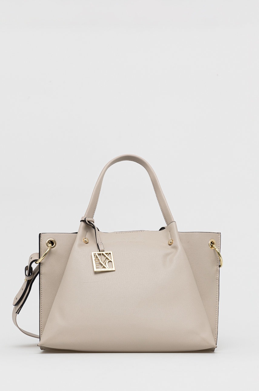 

Чанта Armani Exchange в бежово, Бежов