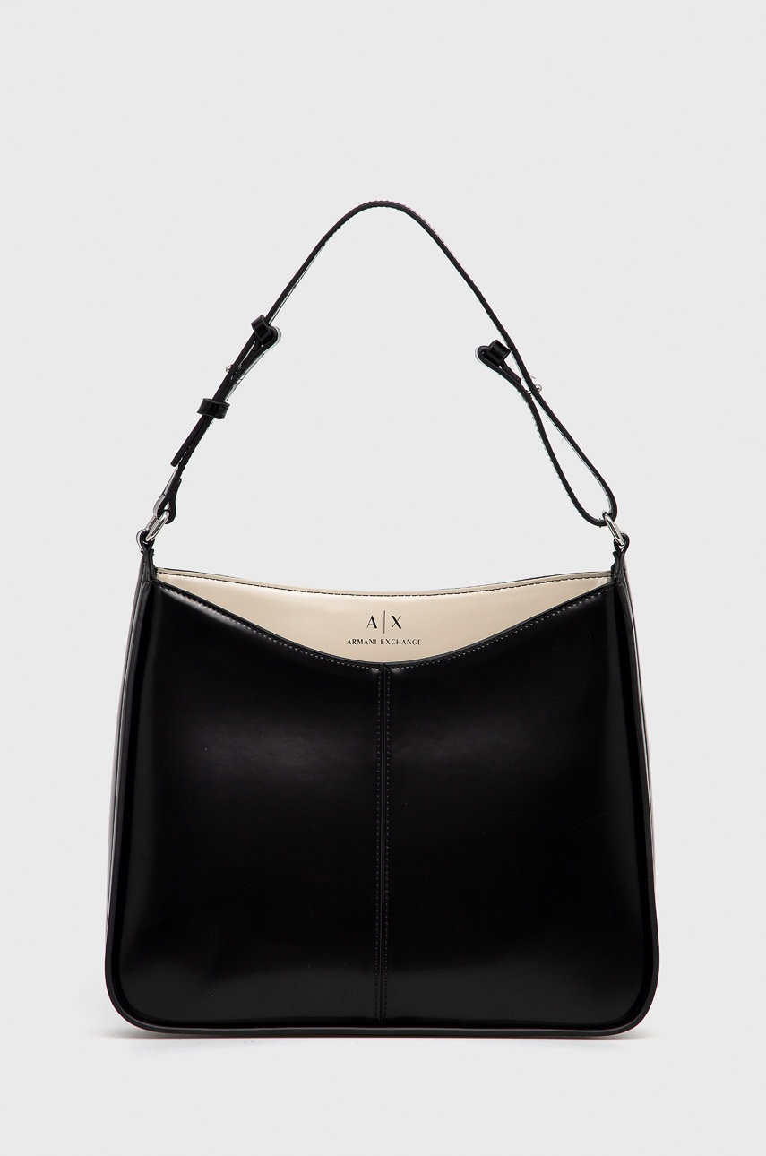 

Чанта Armani Exchange в черно, Черен