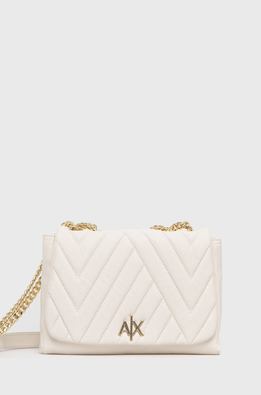 

Сумочка Armani Exchange колір бежевий