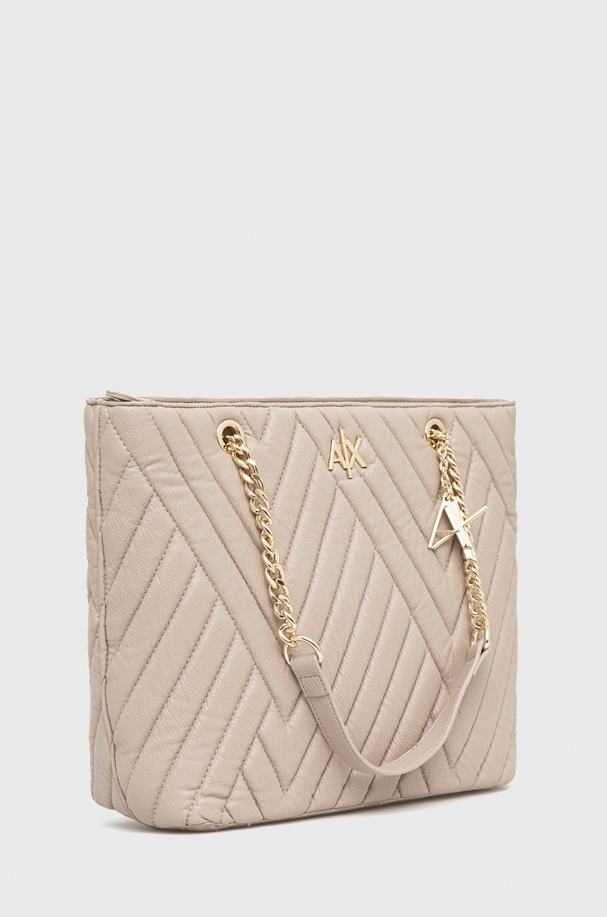 

Сумочка Armani Exchange цвет бежевый