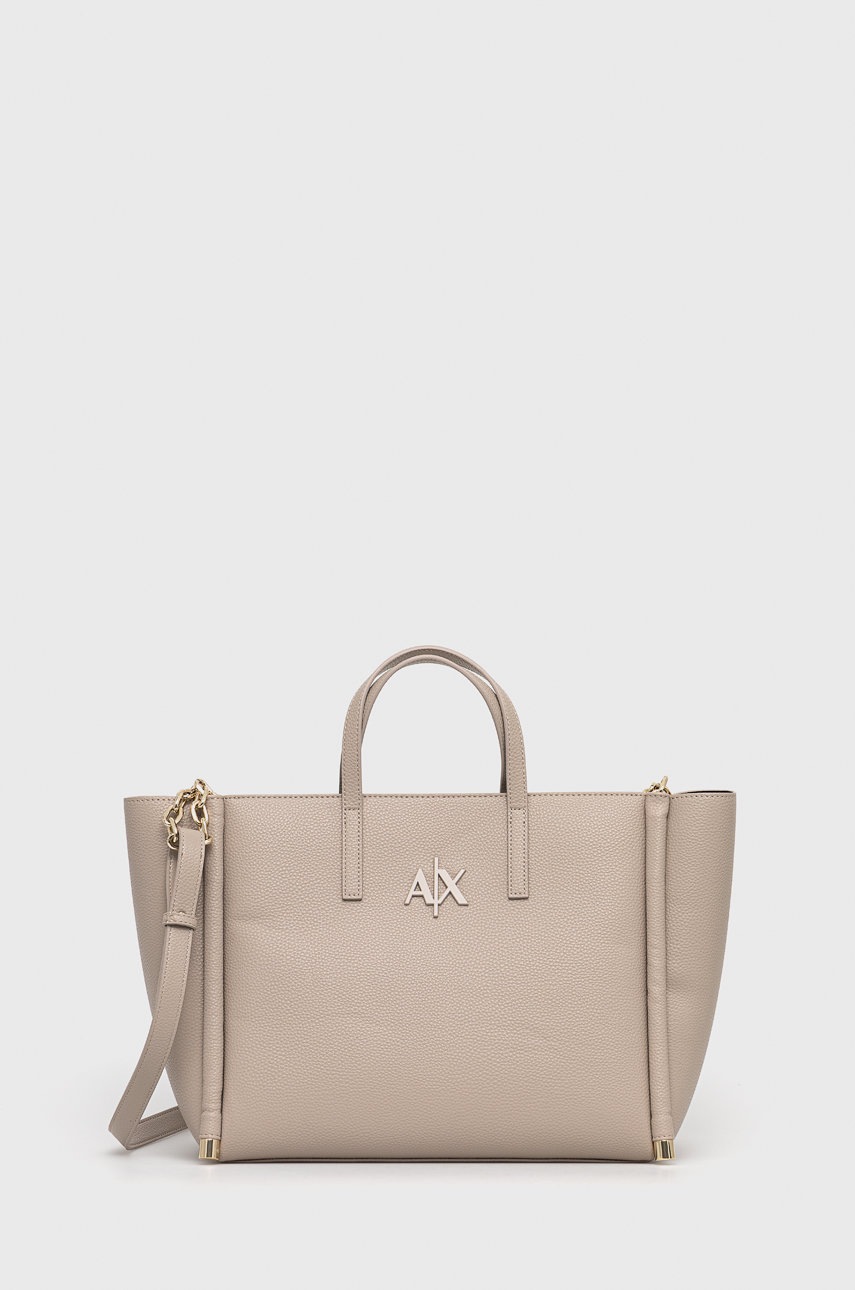 

Чанта Armani Exchange в бежово, Бежов