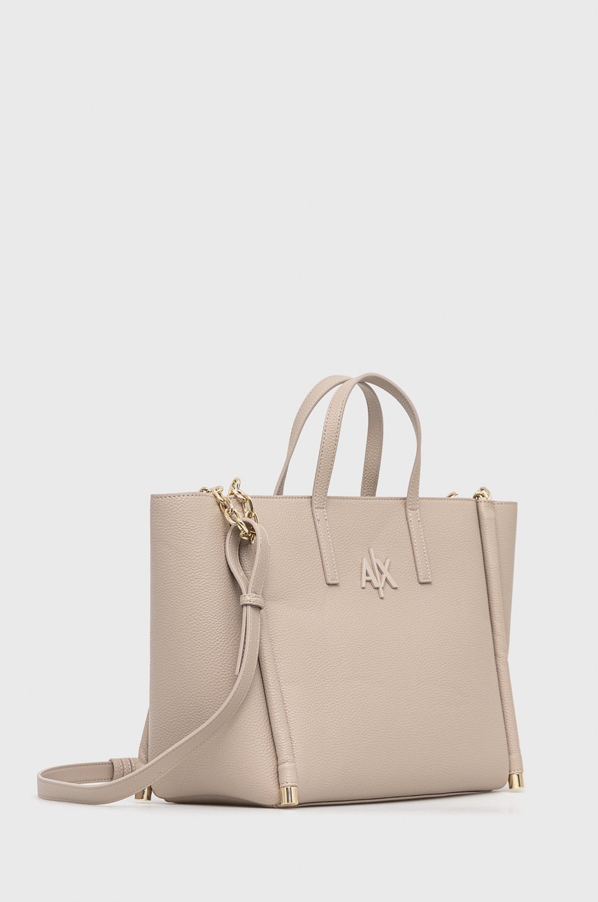 

Сумочка Armani Exchange цвет бежевый