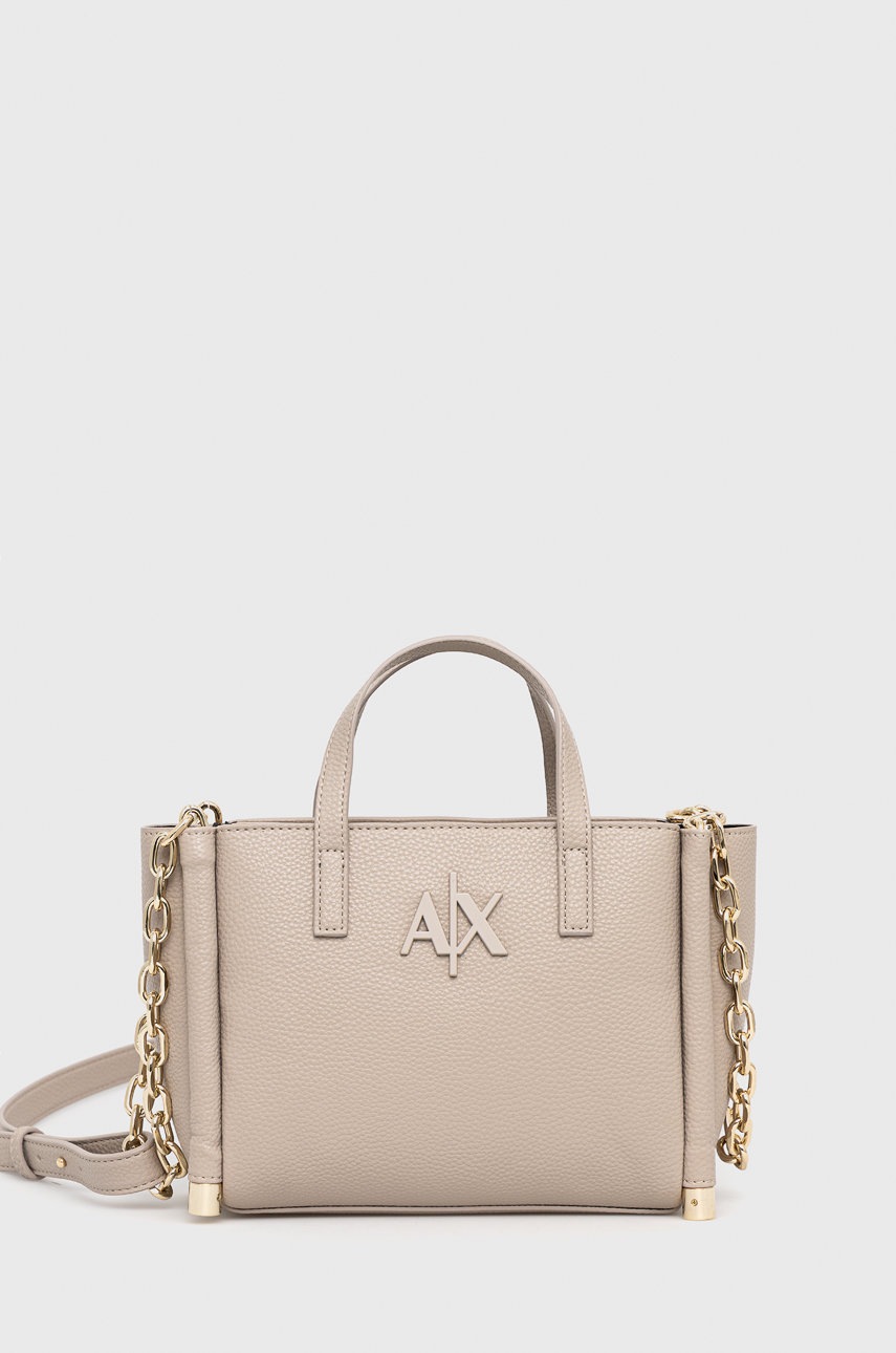 

Чанта Armani Exchange в бежово, Бежов