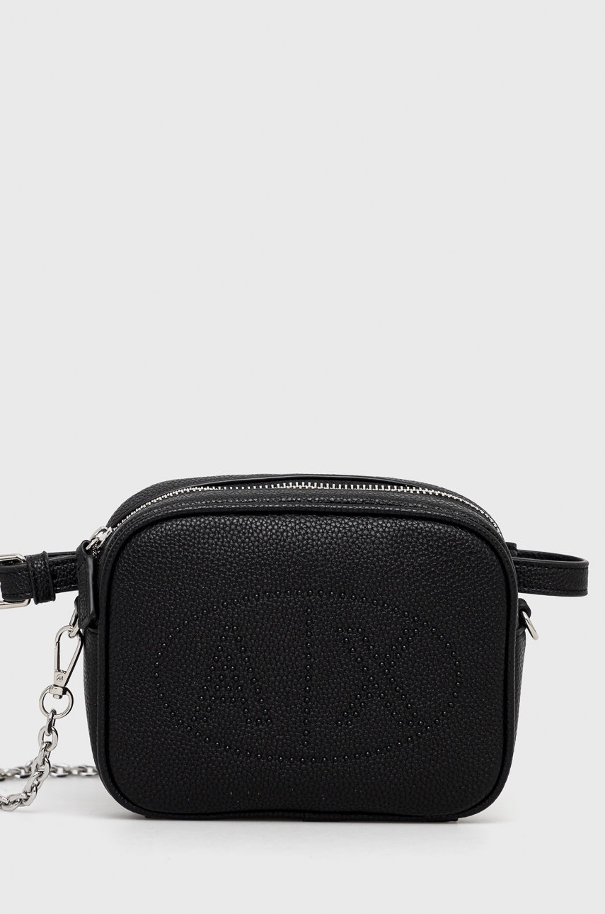 

Чанта за кръст Armani Exchange в черно, Черен