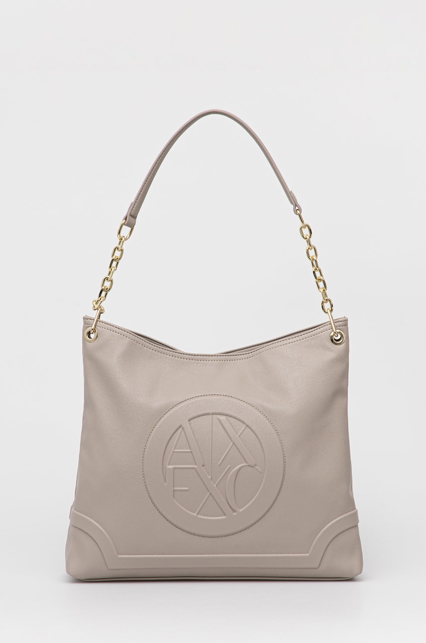 

Чанта Armani Exchange в бежово, Бежов