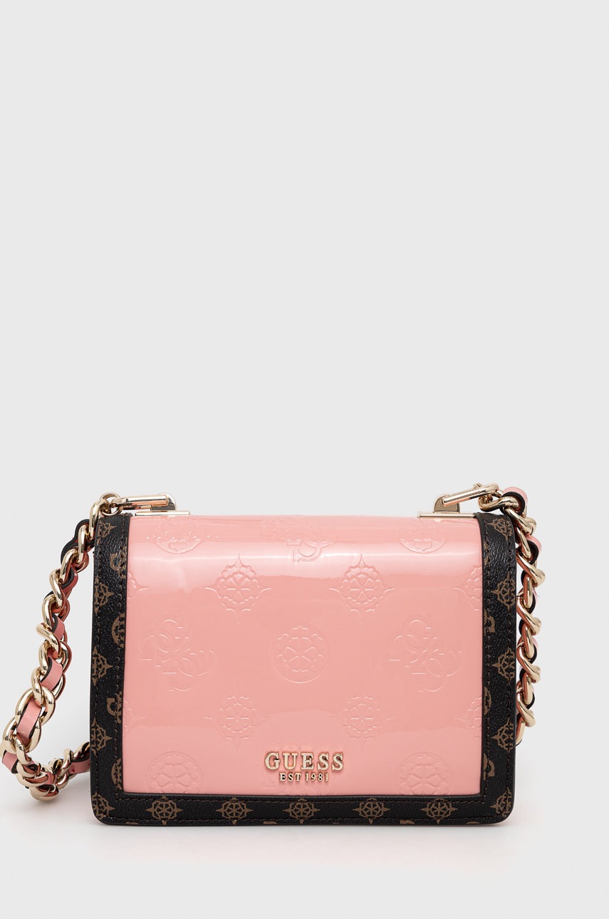 

Чанта Guess в розово, Розов