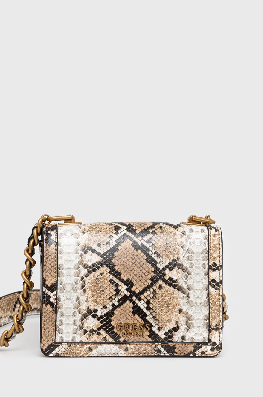 

Чанта Guess в бежово, Бежов