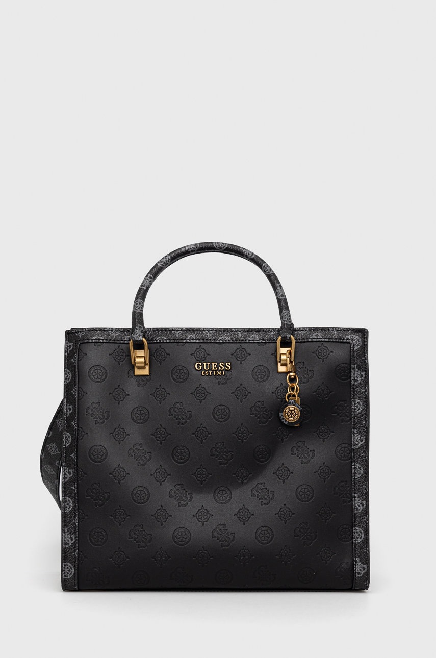 

Чанта Guess в черно, Черен
