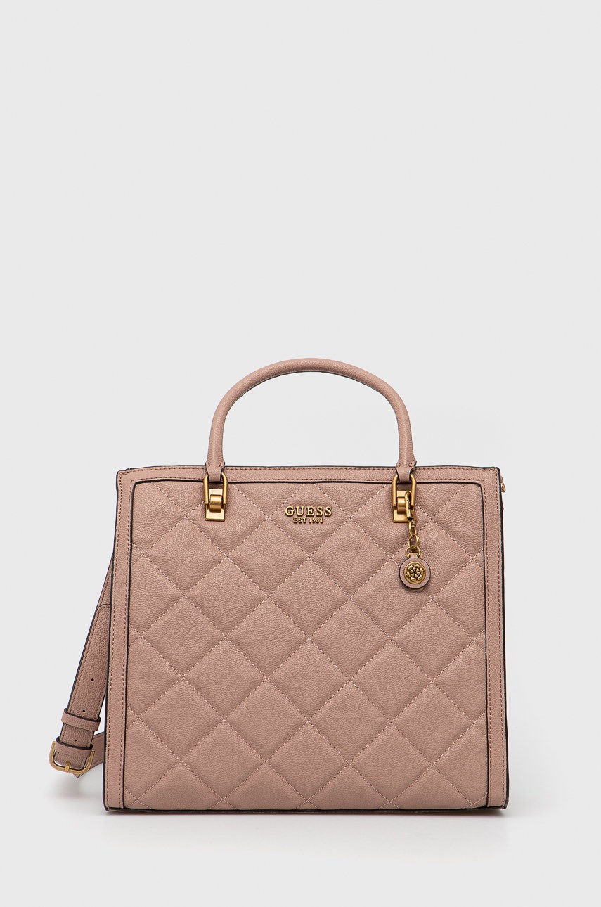 

Чанта Guess в розово, Розов