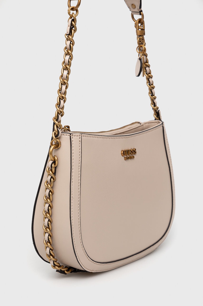 

Сумочка Guess колір бежевий