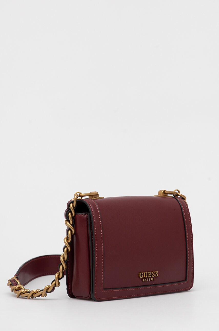 

Сумочка Guess колір бордовий
