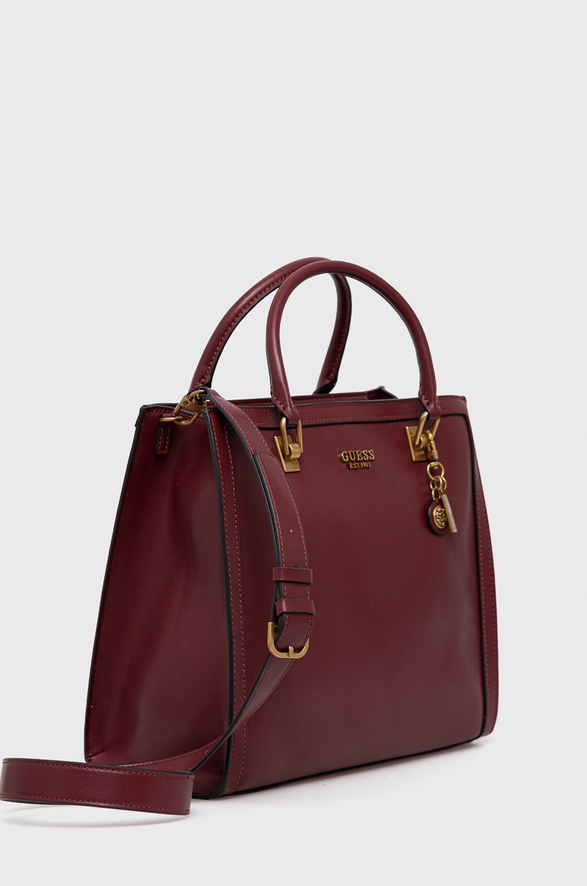 

Сумочка Guess колір бордовий