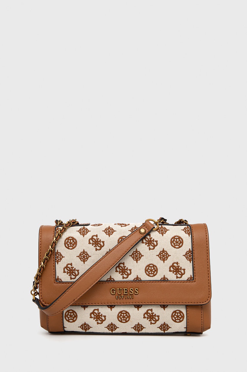 

Чанта Guess в бежово, Бежов