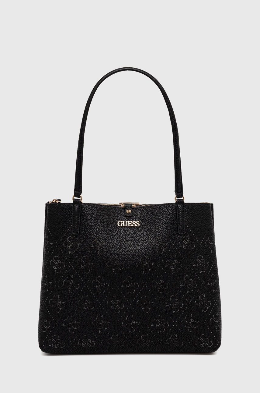 

Чанта Guess в черно, Черен