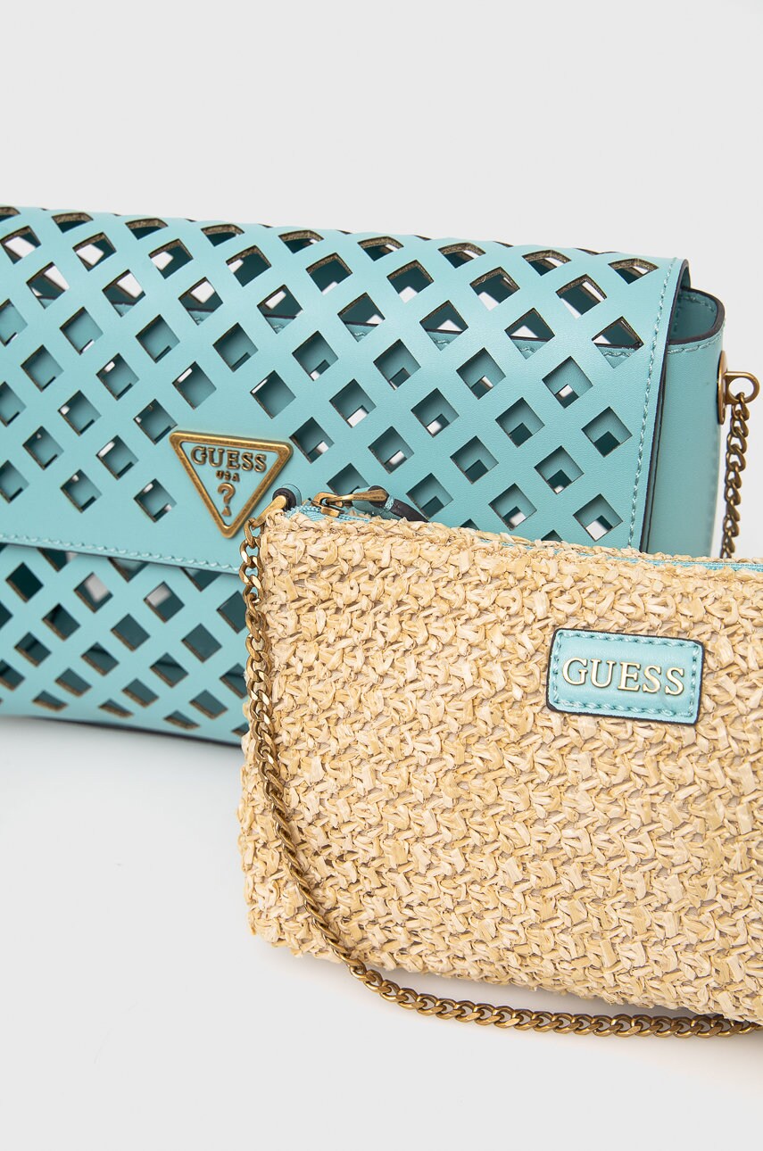 

Сумочка Guess цвет бирюзовый