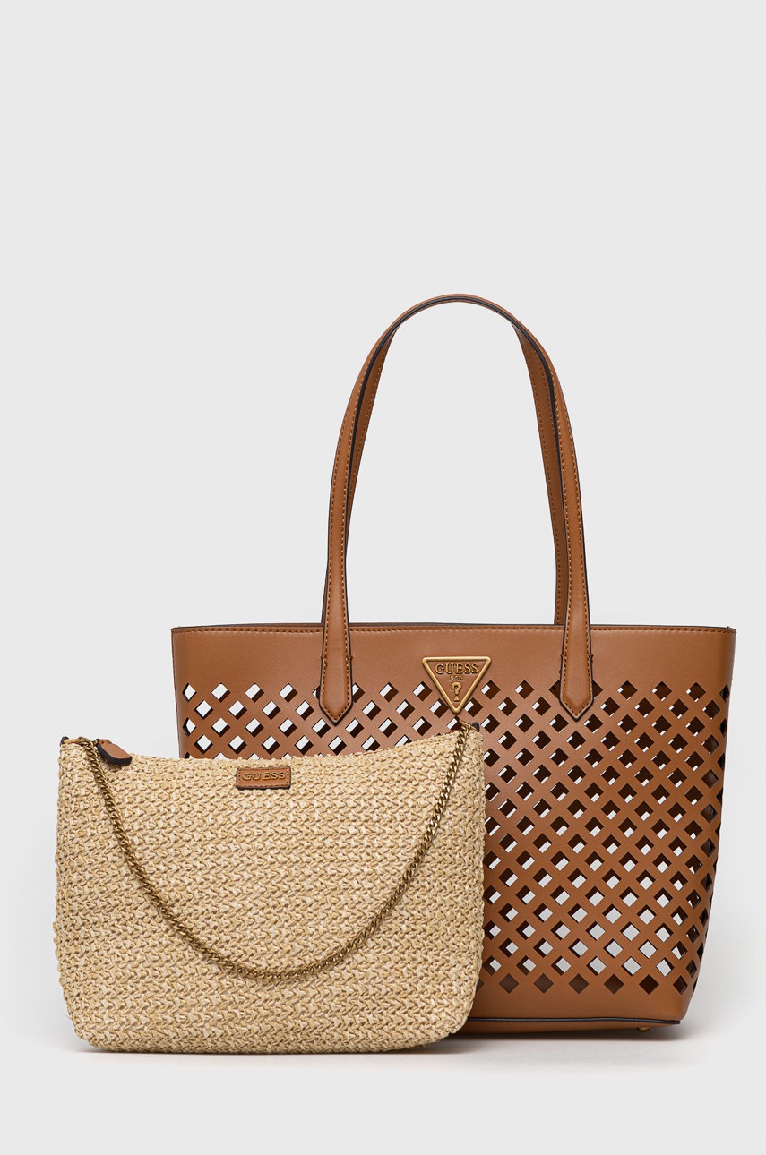 

Чанта Guess в кафяво, Кафяв
