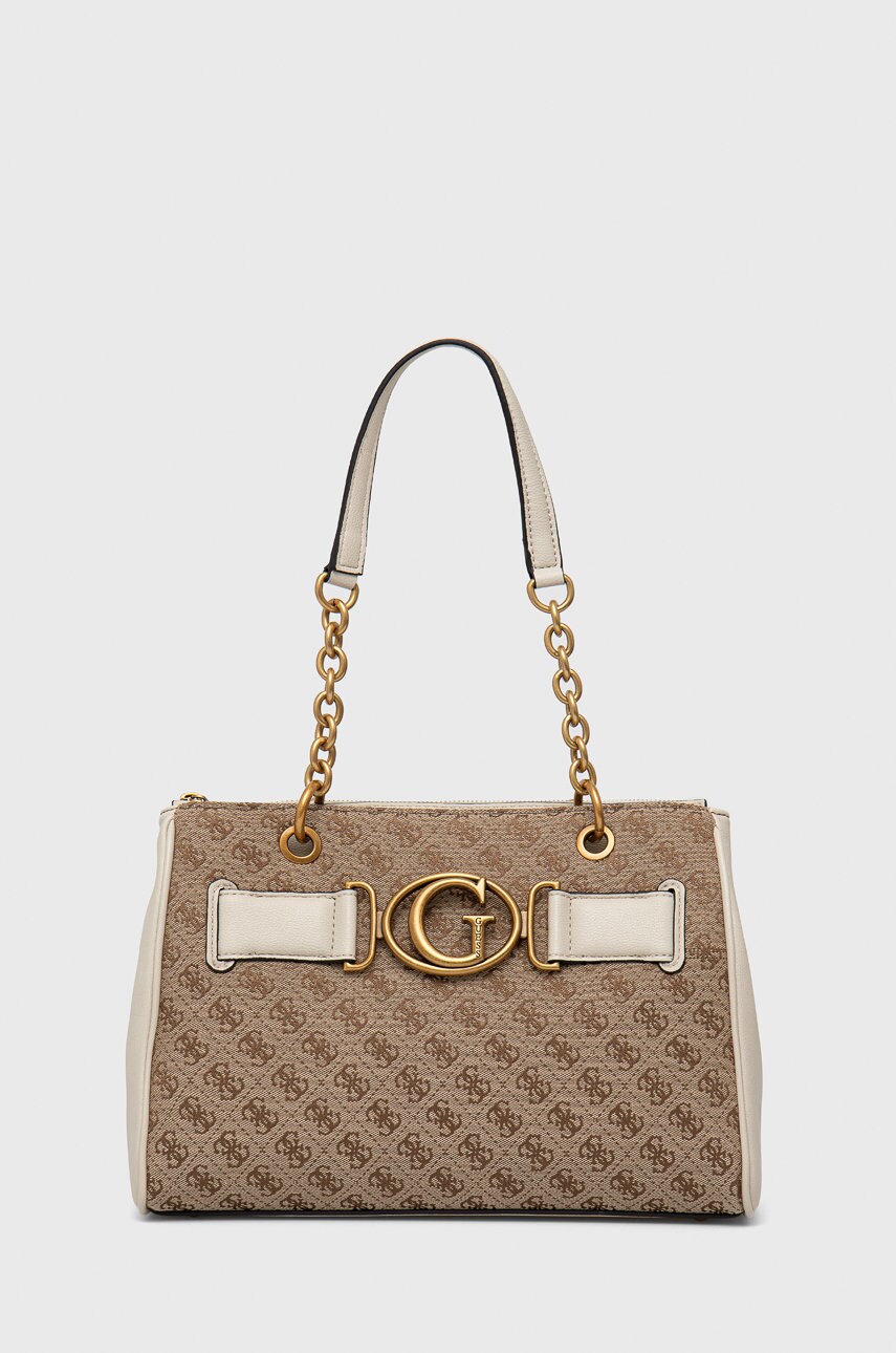 

Чанта Guess в бежово, Бежов