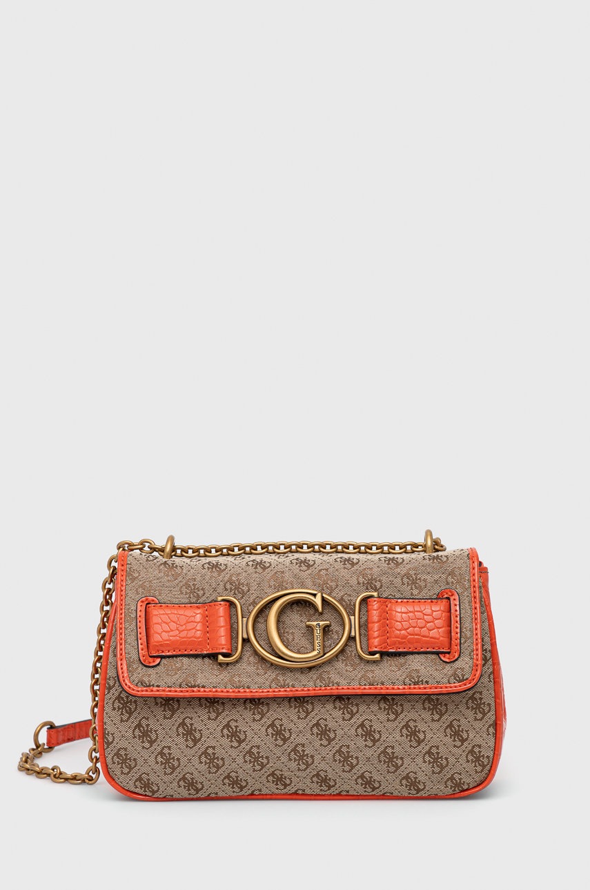 

Чанта Guess в бежово, Бежов