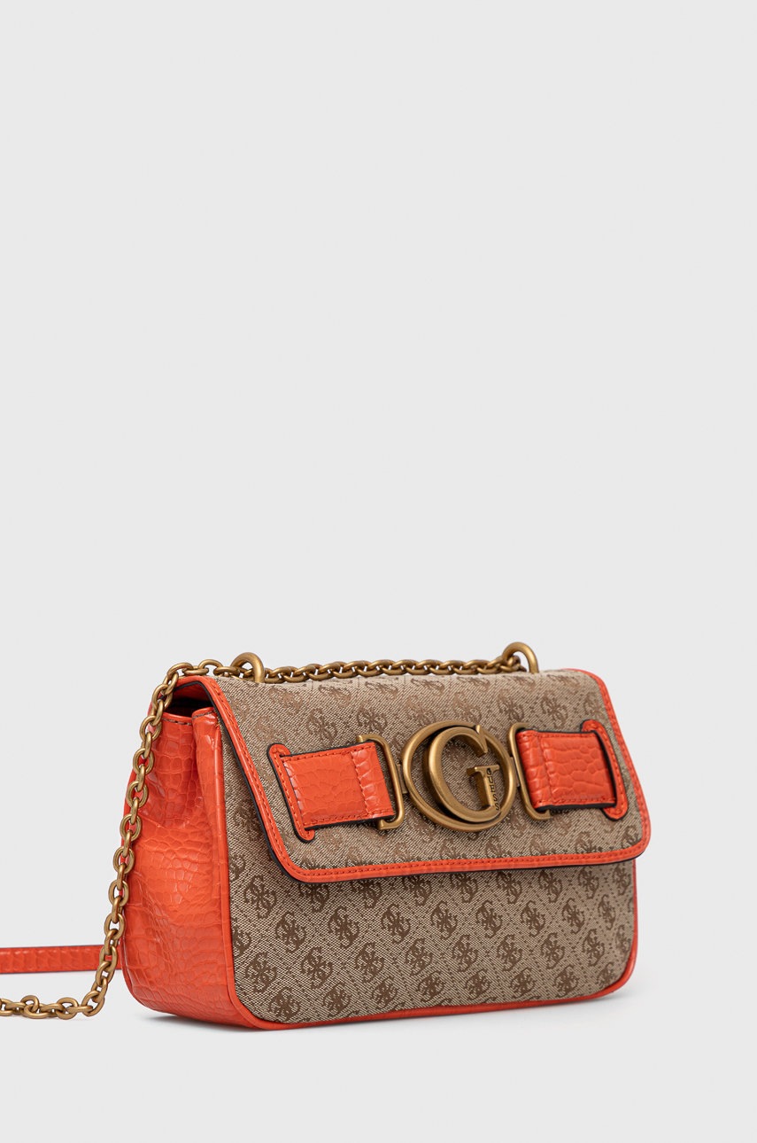 

Сумочка Guess колір бежевий