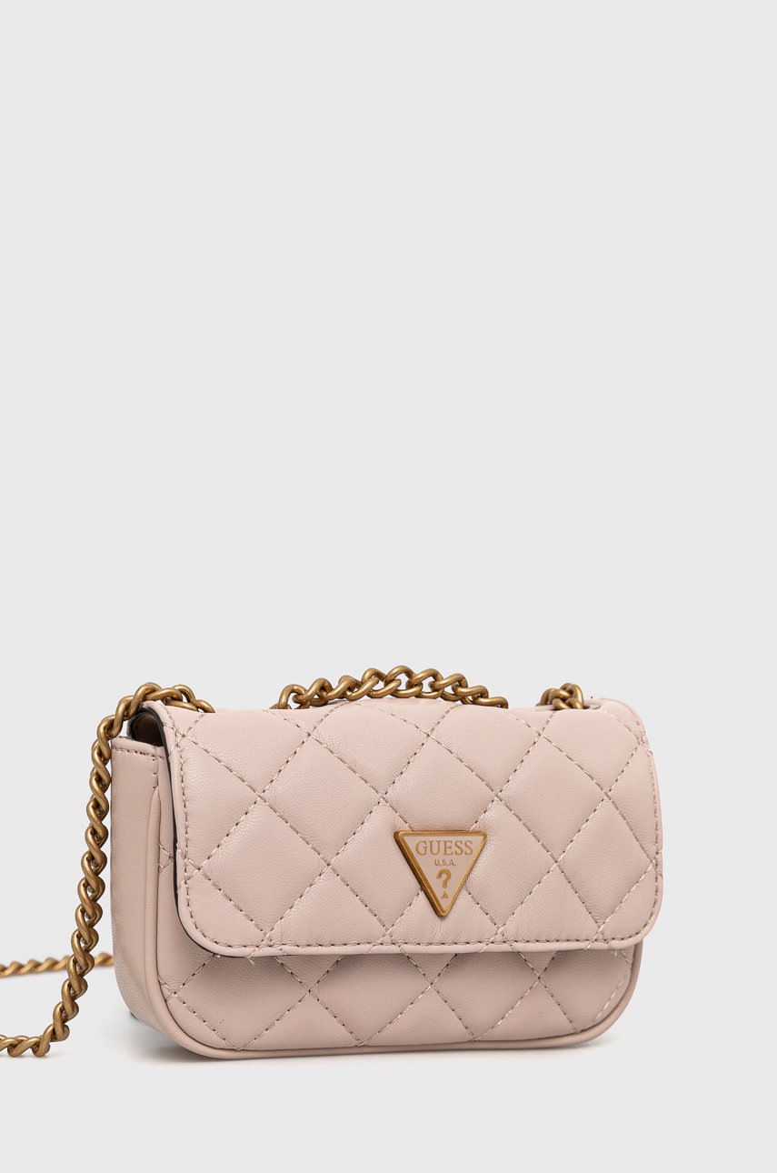 

Сумочка Guess колір бежевий