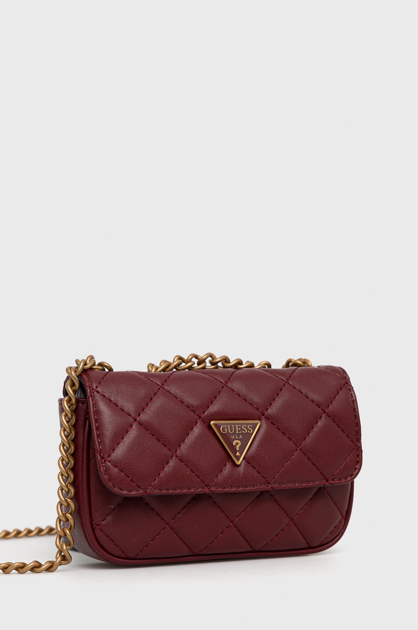 

Сумочка Guess колір бордовий