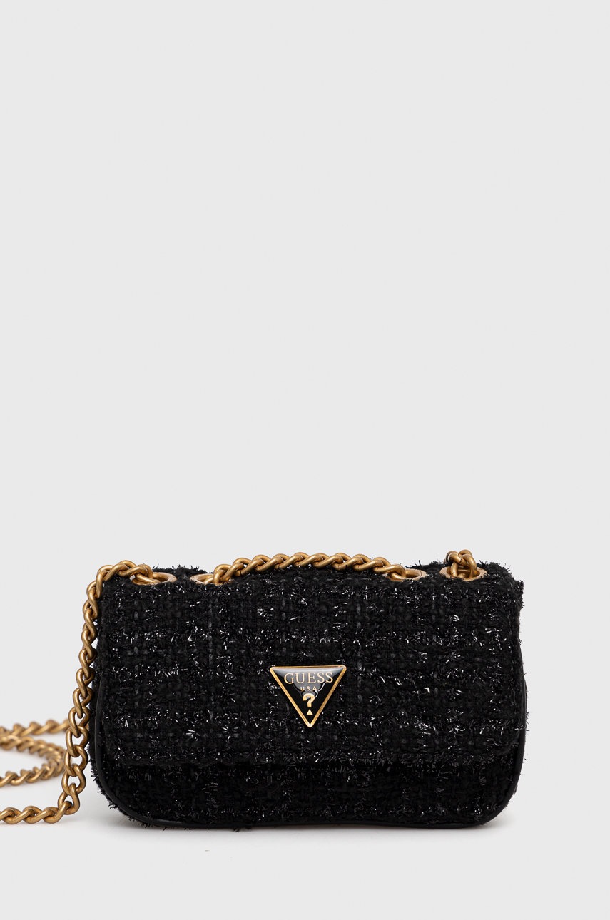 

Чанта Guess в черно, Черен
