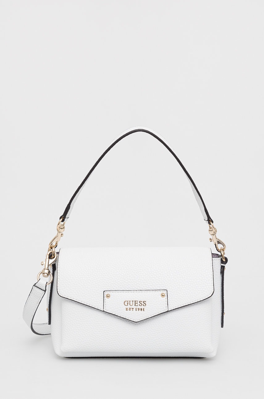 

Чанта Guess в бяло, Бял