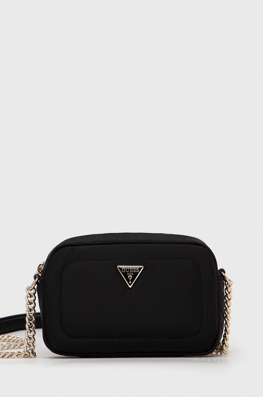

Чанта Guess в черно, Черен