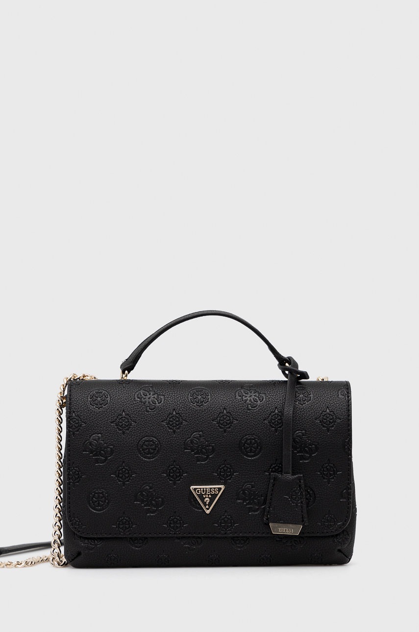

Чанта Guess в черно, Черен