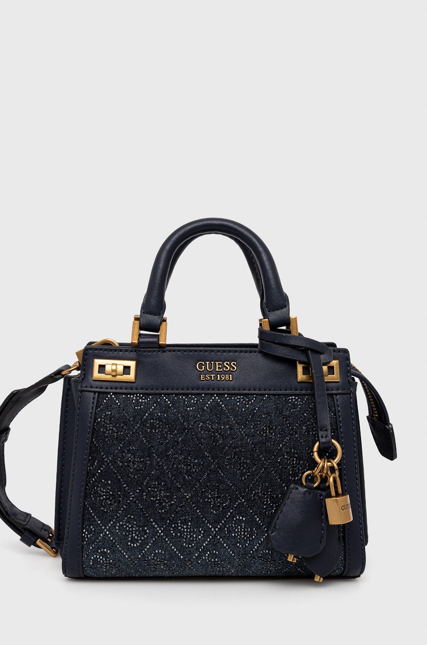 

Чанта Guess в черно, Черен