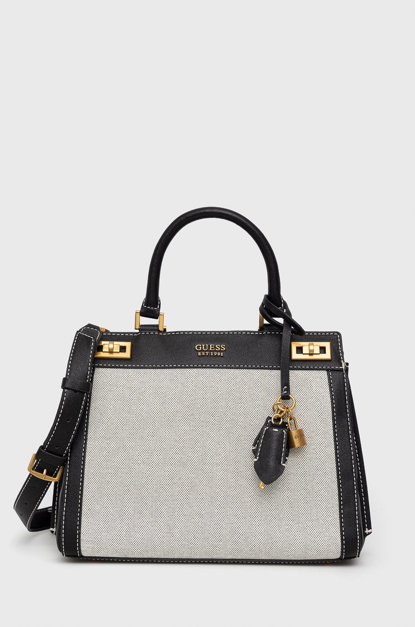 

Чанта Guess в черно, Черен