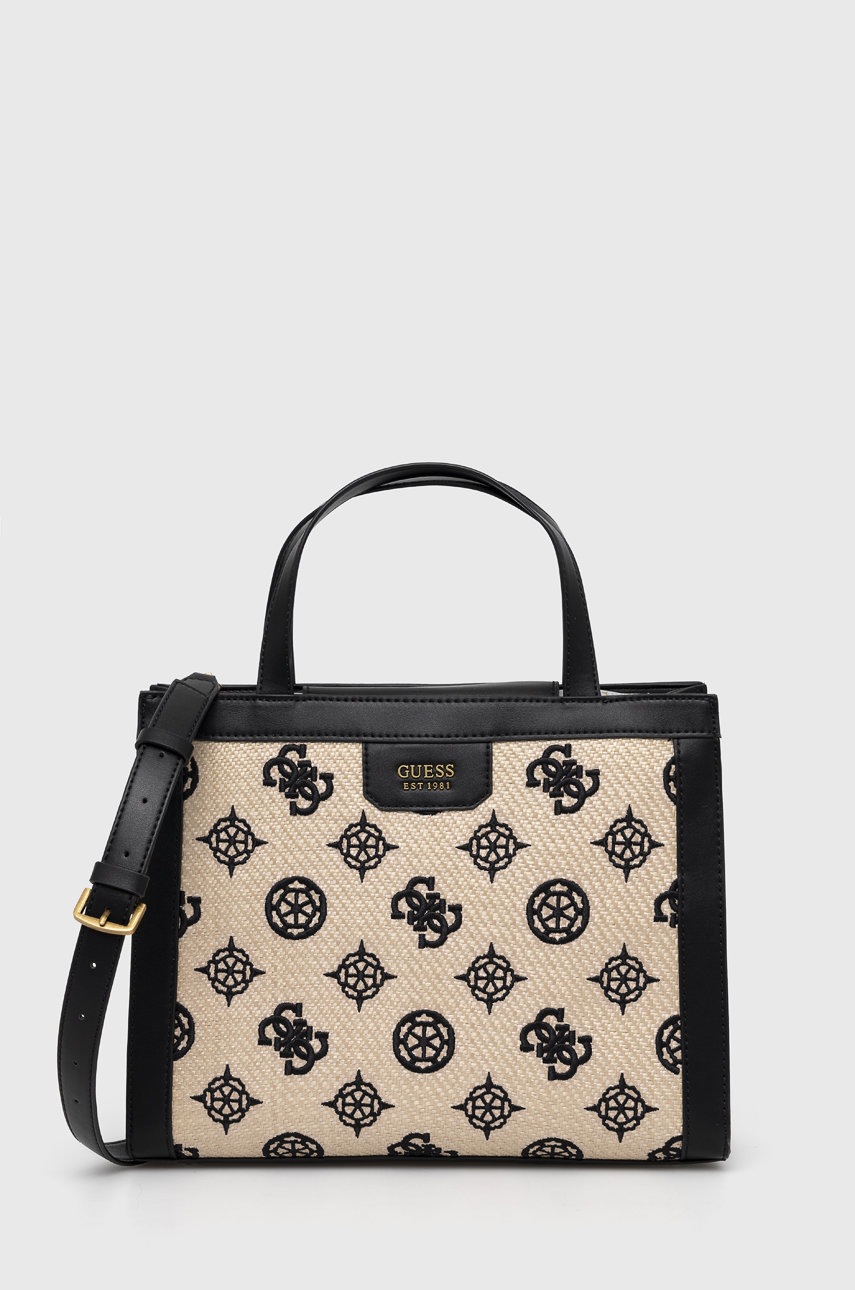 

Чанта Guess в черно, Черен