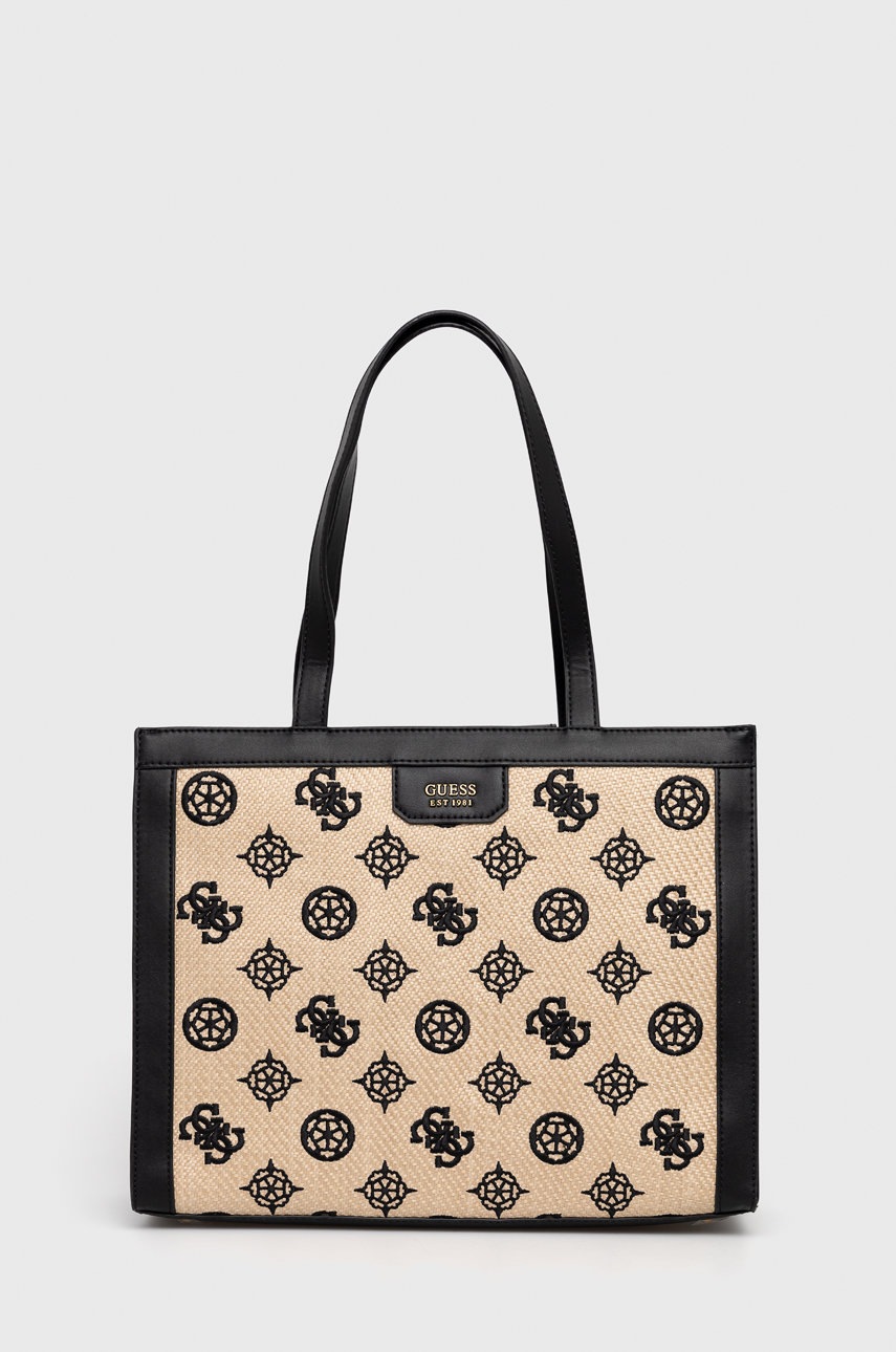 

Чанта Guess в черно, Черен