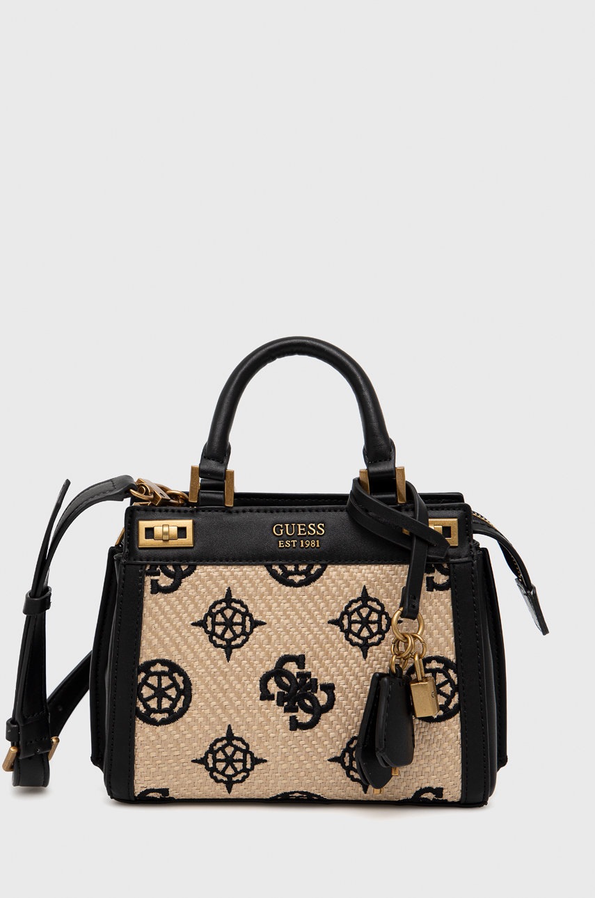 

Чанта Guess в черно, Черен