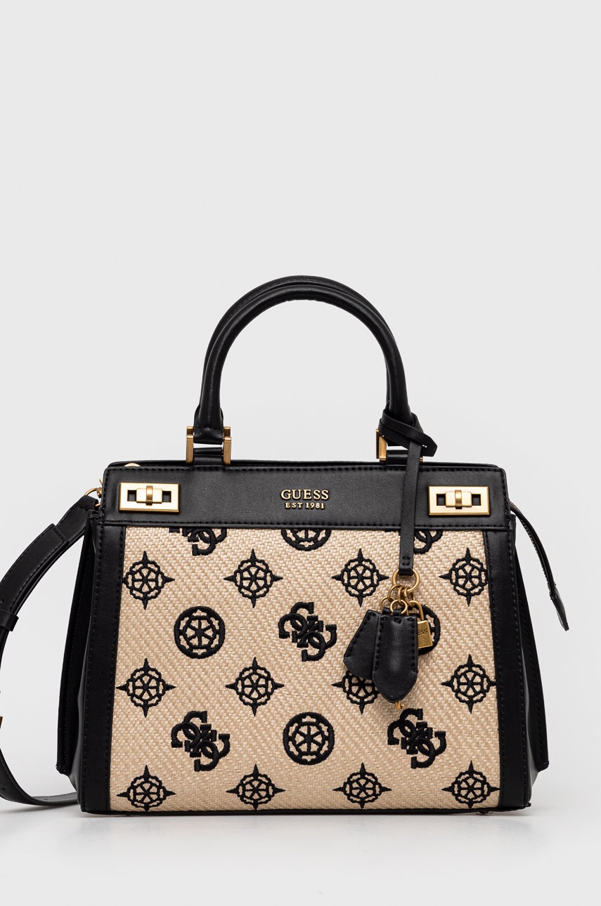 

Чанта Guess в черно, Черен