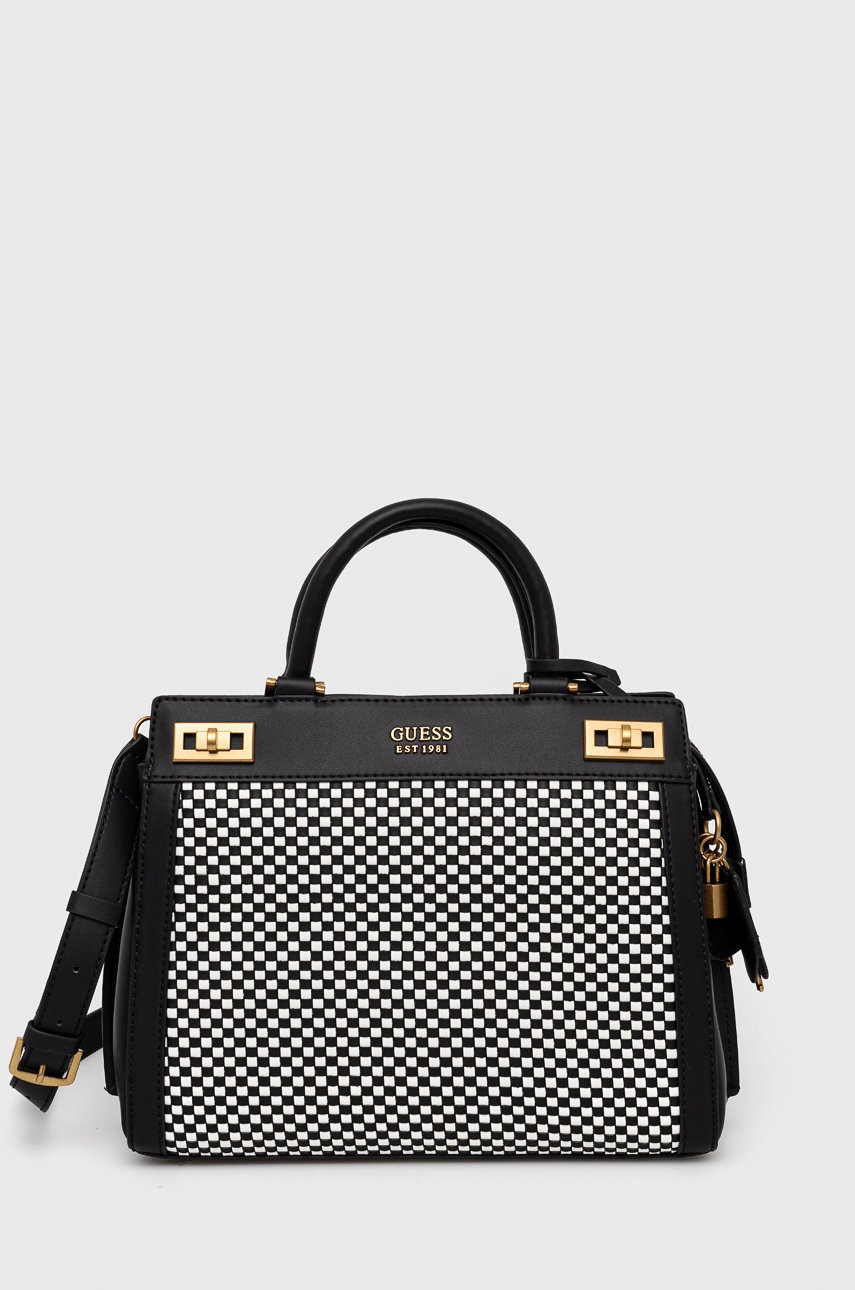 

Чанта Guess в черно, Черен